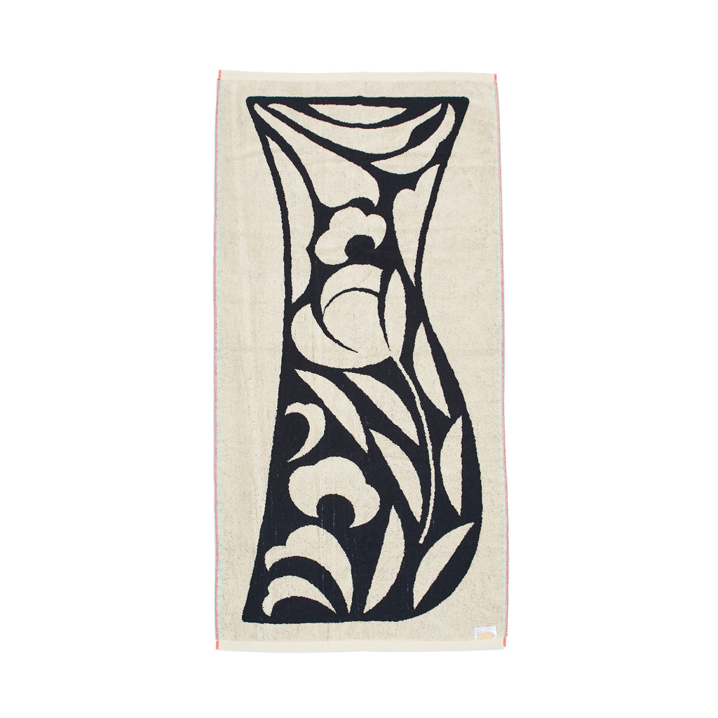 BATH TOWEL : Dancing Flower