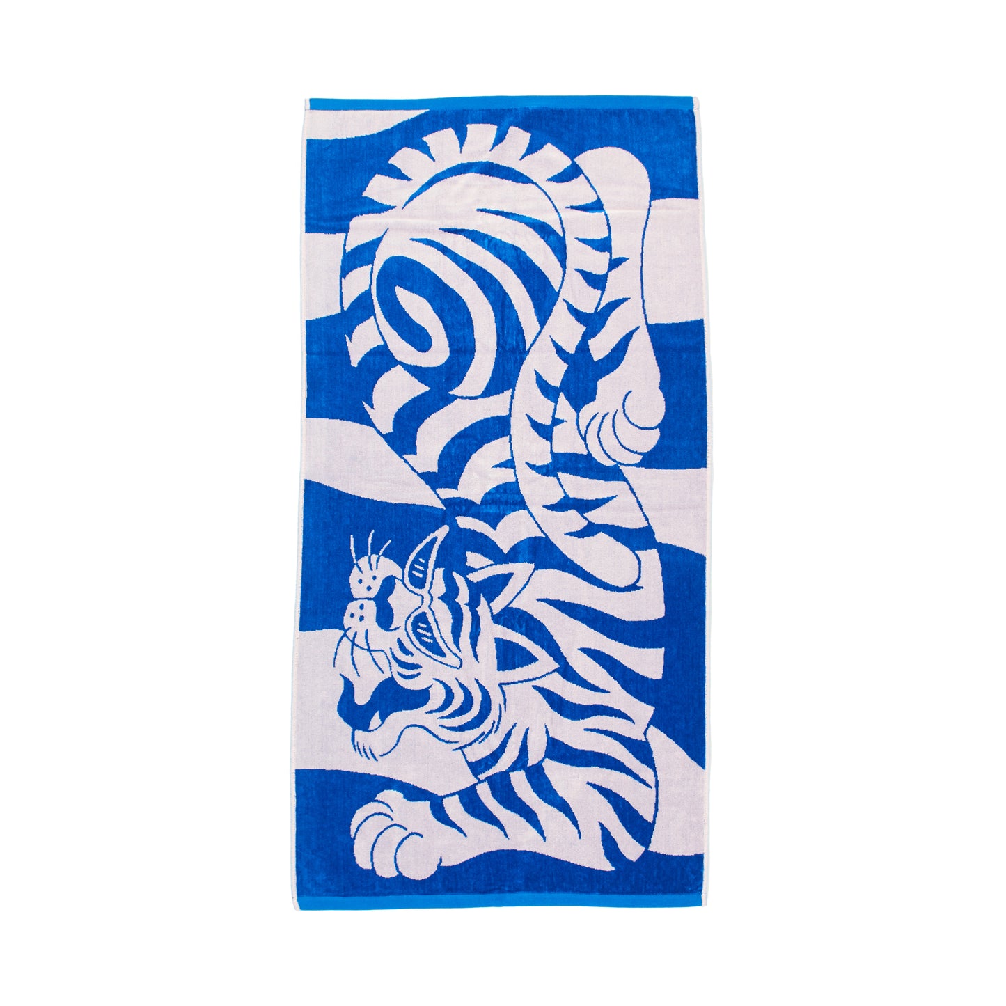 BATH TOWEL : Tiger by Hélène Jacobs