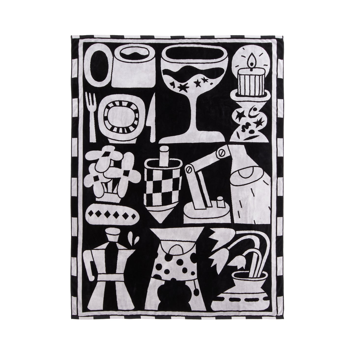 BED THROW BLANKET：This and that by Michael Towers