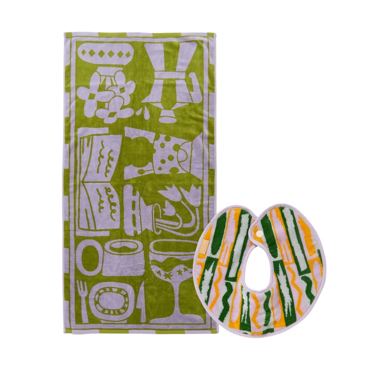 【BABY GIFT SET】タオルスタイ&バスタオル