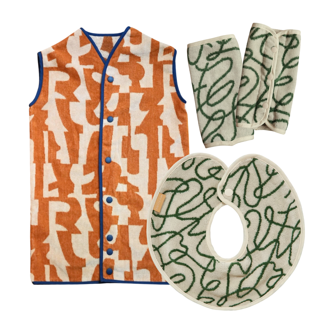 【BABY GIFT SET】タオルスタイ&タオルスリーパー&抱っこ紐カバー