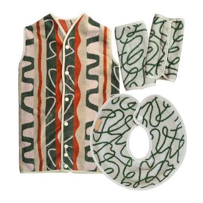 【BABY GIFT SET】タオルスタイ&タオルスリーパー&抱っこ紐カバー