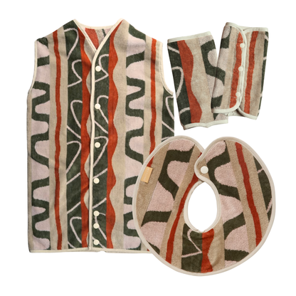 【BABY GIFT SET】タオルスタイ&タオルスリーパー&抱っこ紐カバー