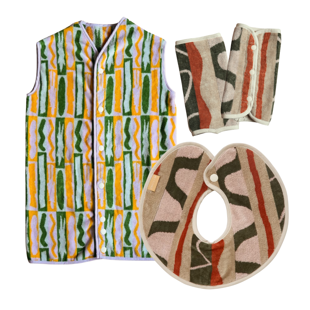 【BABY GIFT SET】タオルスタイ&タオルスリーパー&抱っこ紐カバー