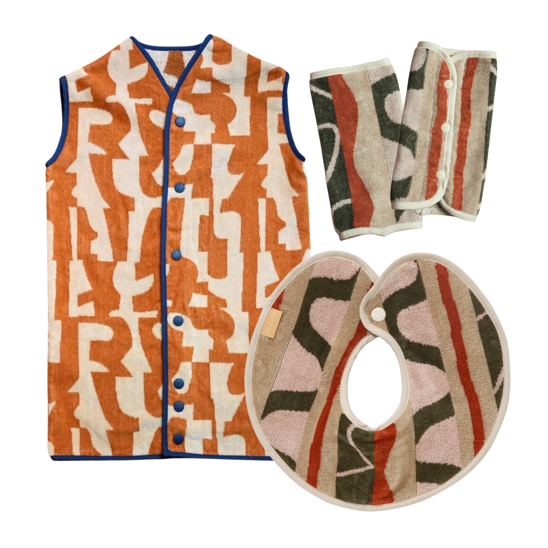 【BABY GIFT SET】タオルスタイ&タオルスリーパー&抱っこ紐カバー