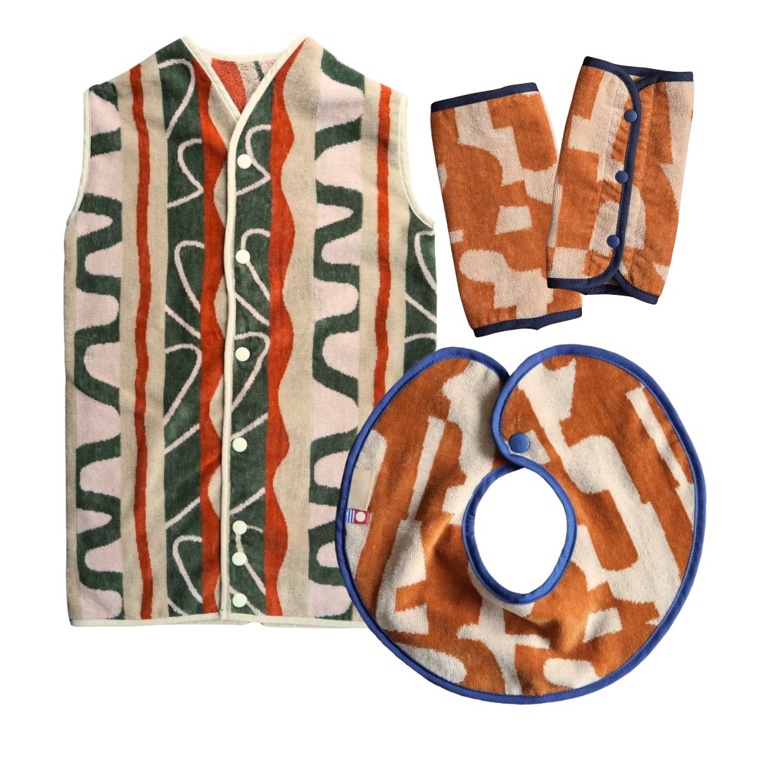 【BABY GIFT SET】タオルスタイ&タオルスリーパー&抱っこ紐カバー