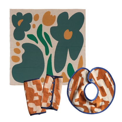 【BABY GIFT SET】タオルスタイ&ベビーケット&抱っこ紐カバー