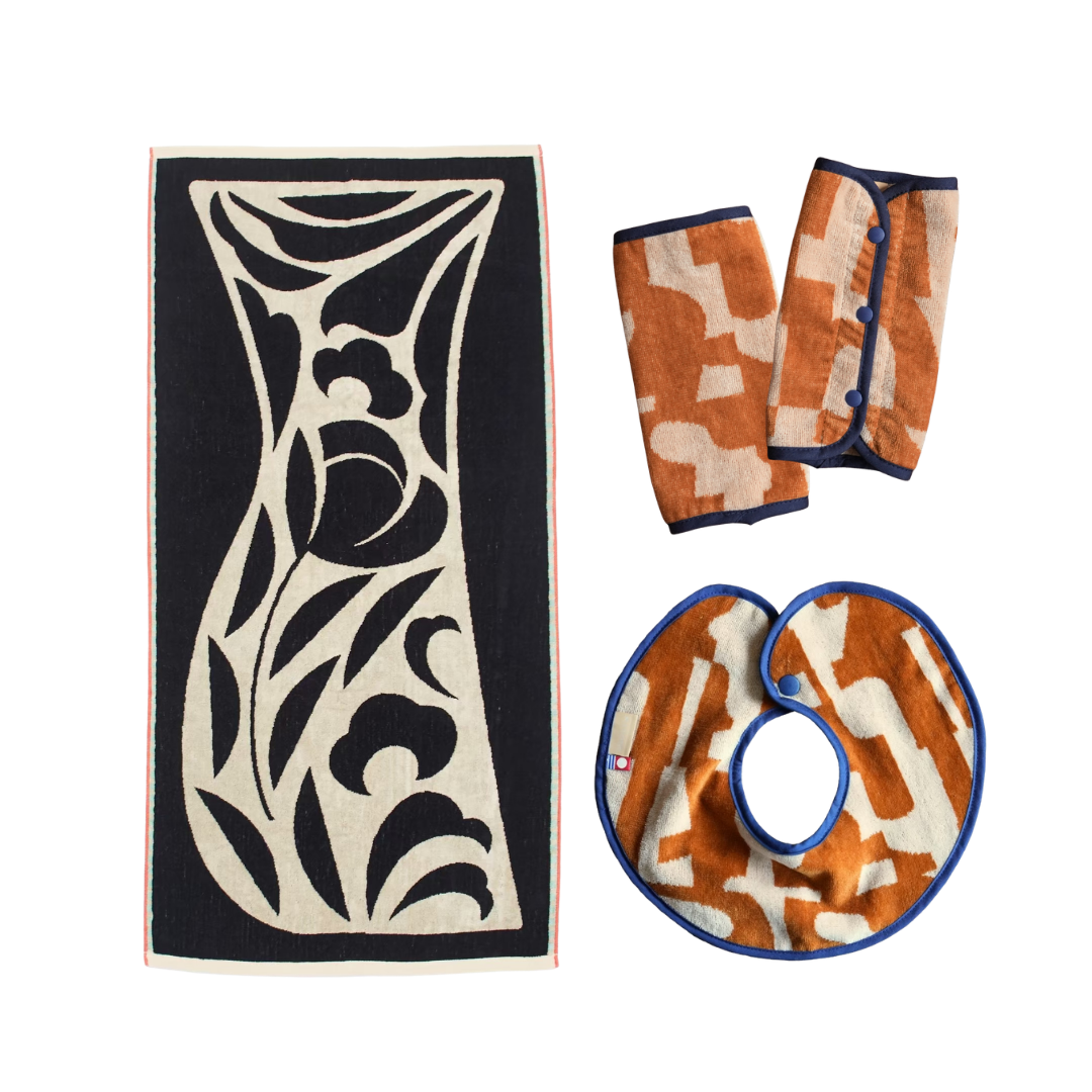 【BABY GIFT SET】タオルスタイ&バスタオル&抱っこ紐カバー