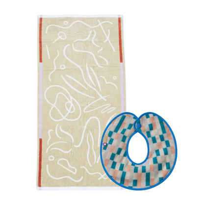 【BABY GIFT SET】タオルスタイ&バスタオル