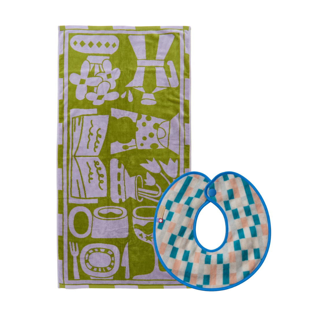 【BABY GIFT SET】タオルスタイ&バスタオル