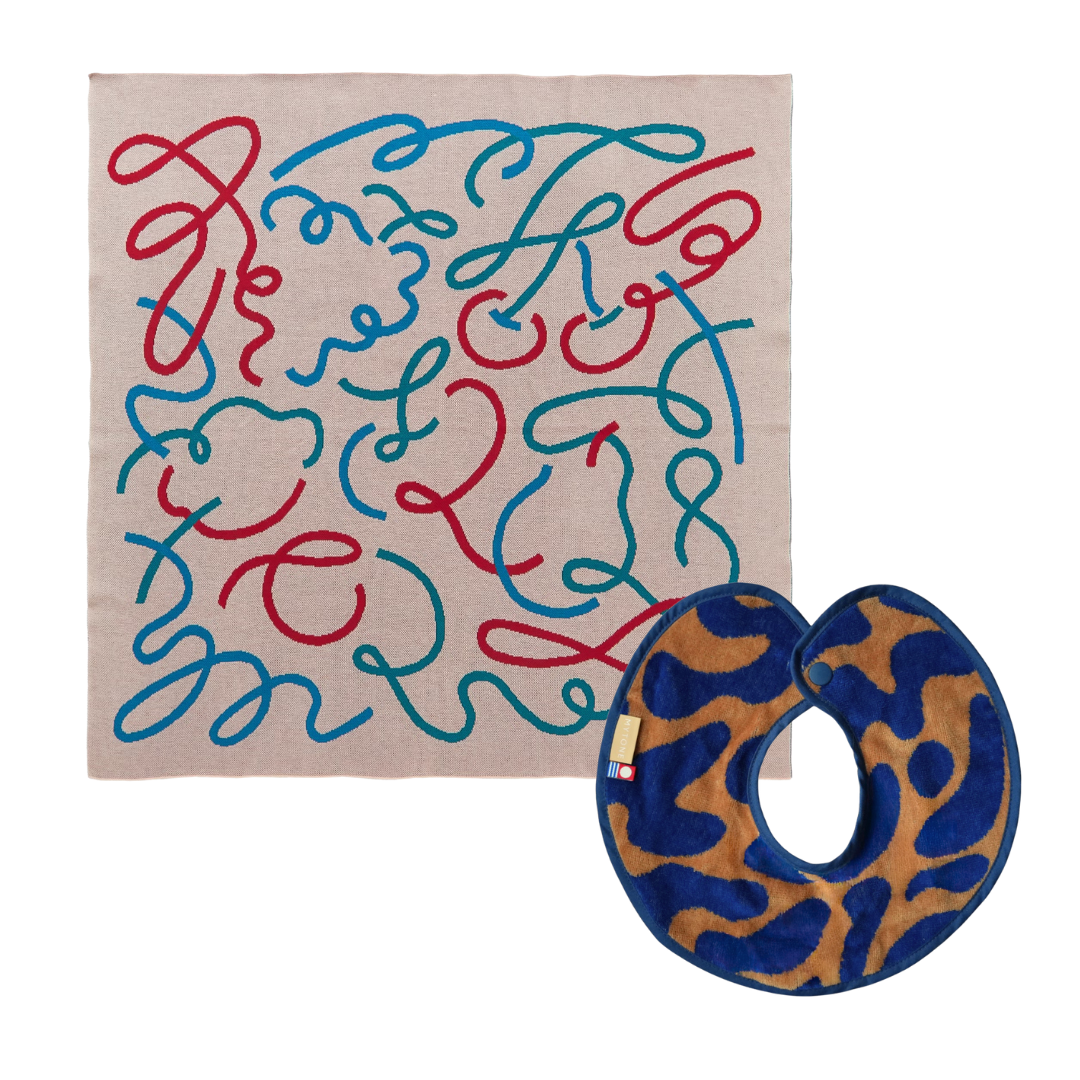 【BABY GIFT SET】タオルスタイ&ベビーケット
