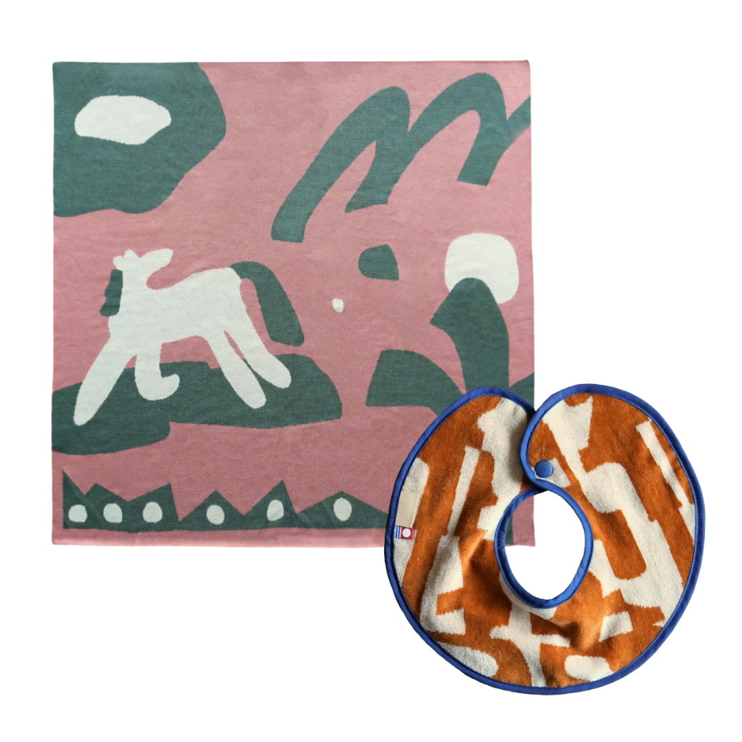 【BABY GIFT SET】タオルスタイ&ベビーケット