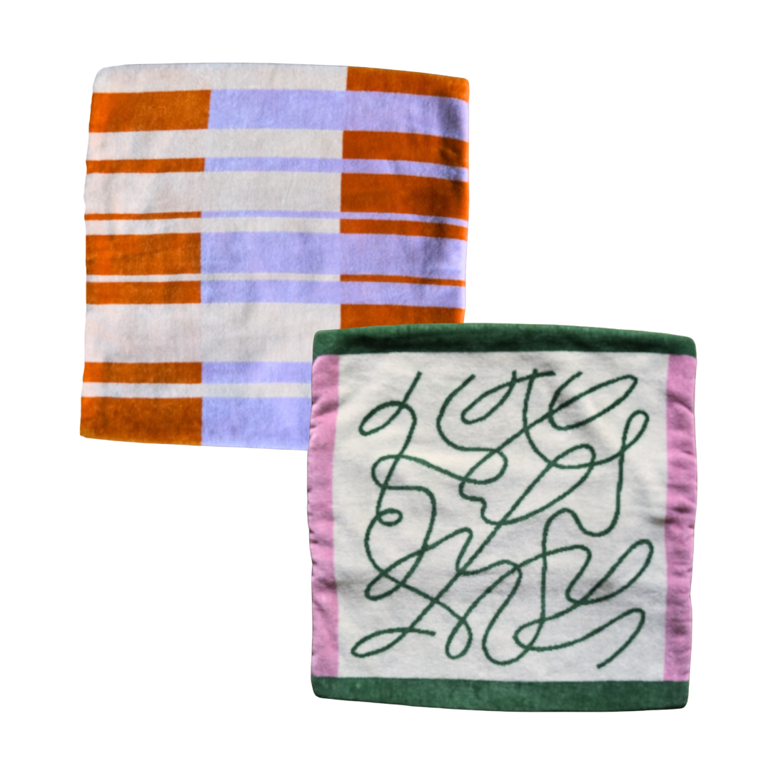 CUSHION COVER 2枚 SET ※要デザイン選択