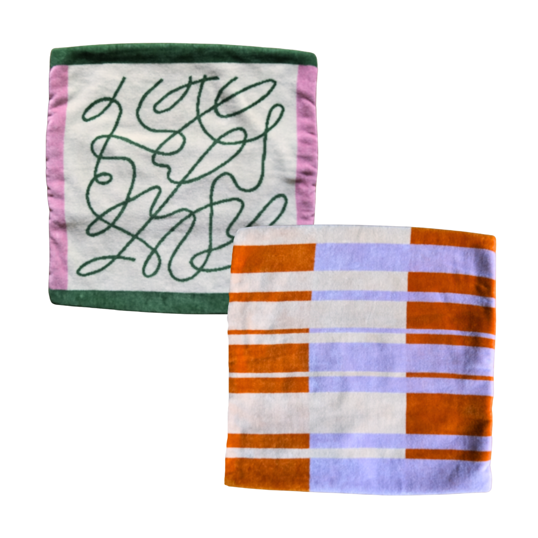 CUSHION COVER 2枚 SET ※要デザイン選択