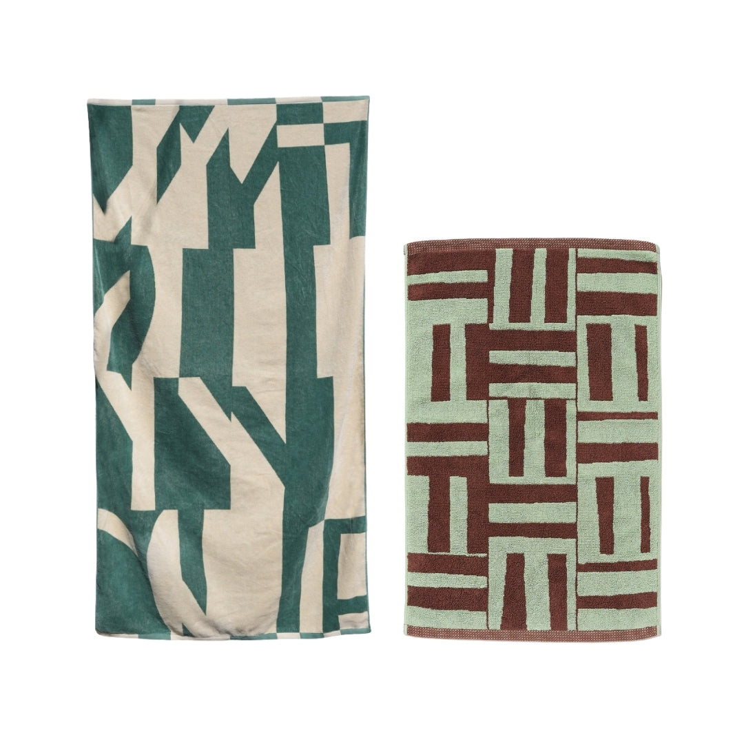 【GIFT SET】BATH TOWEL & BATH MAT SET