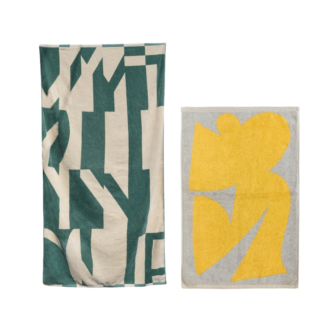 【GIFT SET】BATH TOWEL & BATH MAT SET