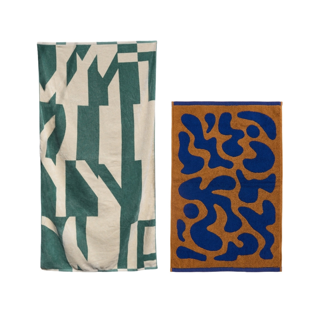【GIFT SET】BATH TOWEL & BATH MAT SET
