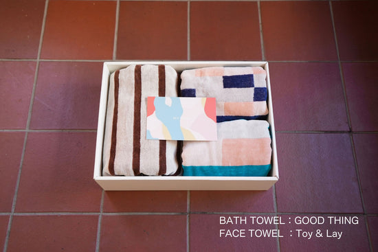 【GIFT SET】BATH TOWEL 1枚 / FACE TOWEL 2枚