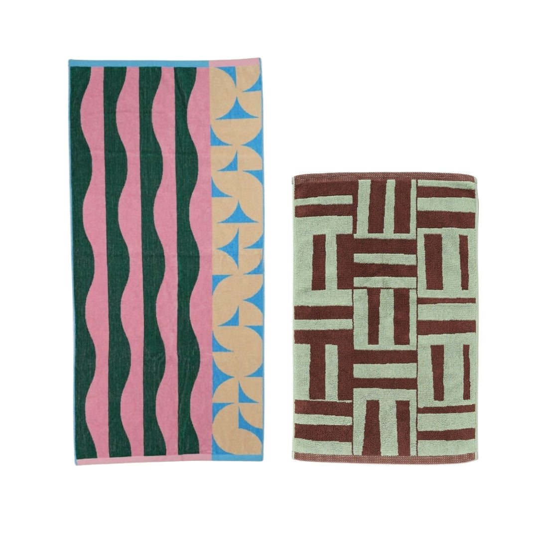 【GIFT SET】BATH TOWEL & BATH MAT SET