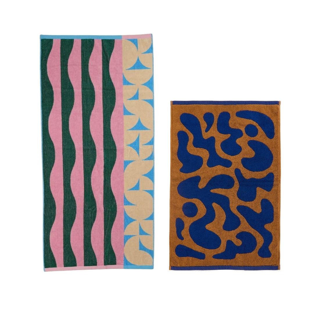 【GIFT SET】BATH TOWEL & BATH MAT SET