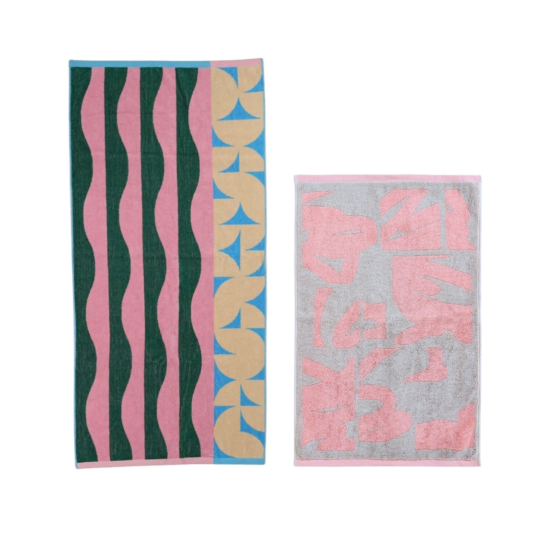 【GIFT SET】BATH TOWEL & BATH MAT SET
