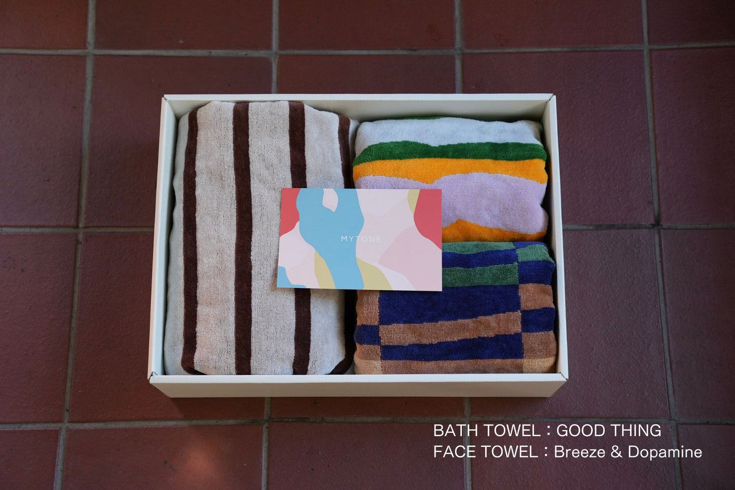 【GIFT SET】BATH TOWEL 1枚 / FACE TOWEL 2枚