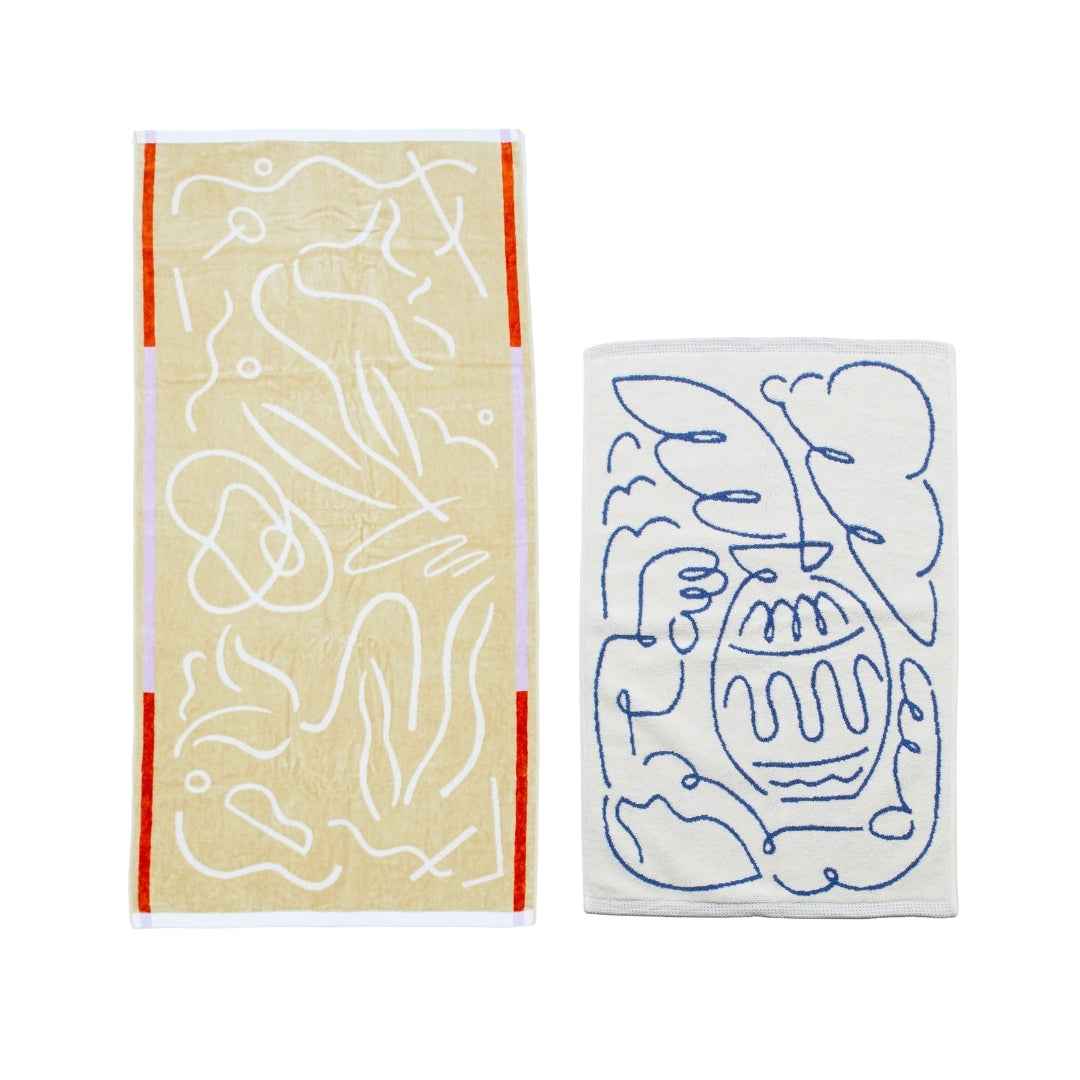 【GIFT SET】BATH TOWEL & BATH MAT SET