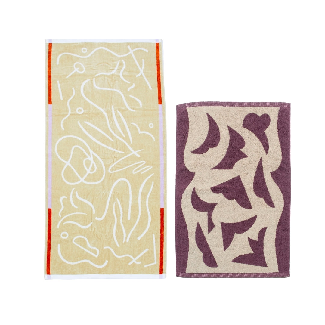 【GIFT SET】BATH TOWEL & BATH MAT SET