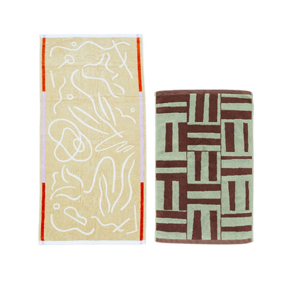【GIFT SET】BATH TOWEL & BATH MAT SET