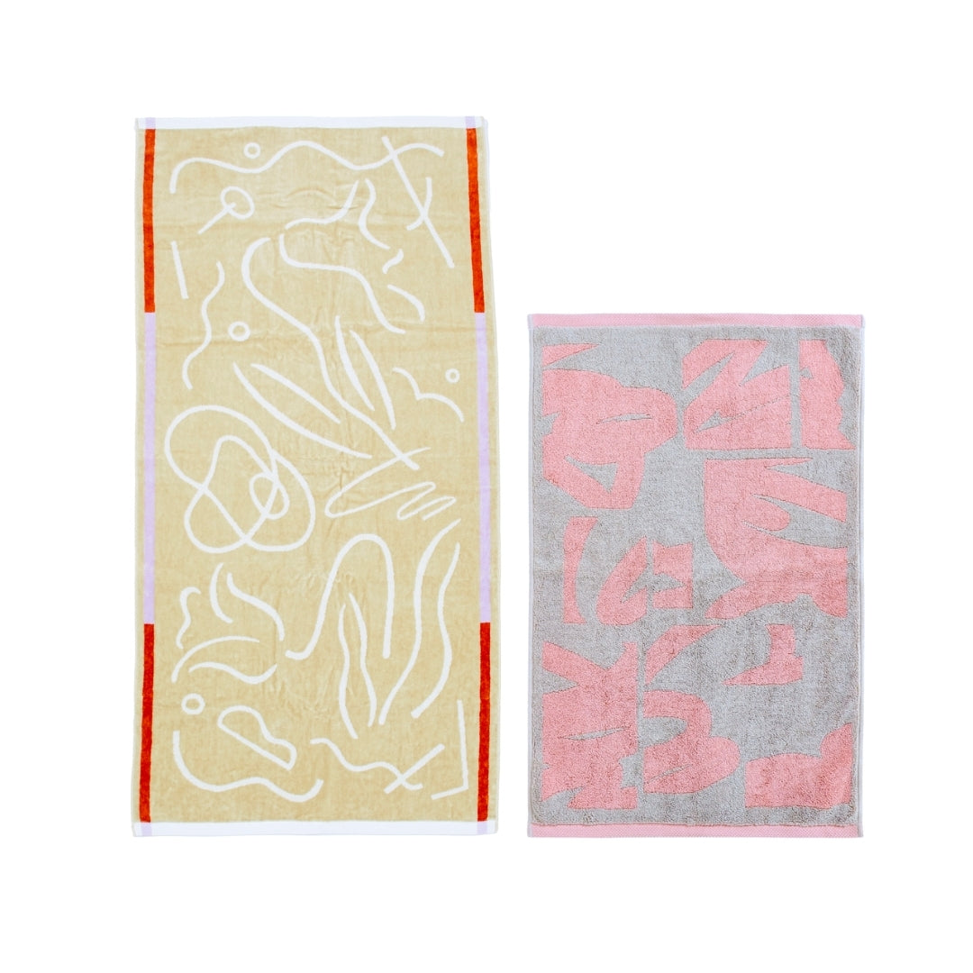 【GIFT SET】BATH TOWEL & BATH MAT SET