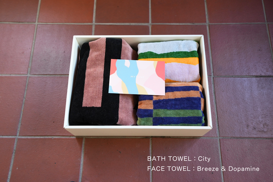 【GIFT SET】BATH TOWEL 1枚 / FACE TOWEL 2枚