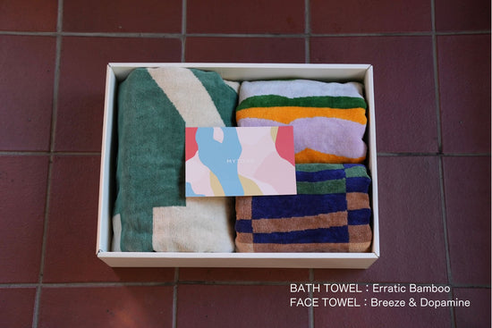 【GIFT SET】BATH TOWEL 1枚 / FACE TOWEL 2枚