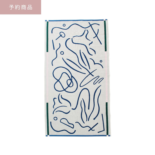 《予約商品》TOWEL BLANKET : Waltz of the flowers（4月6日頃入荷予定）