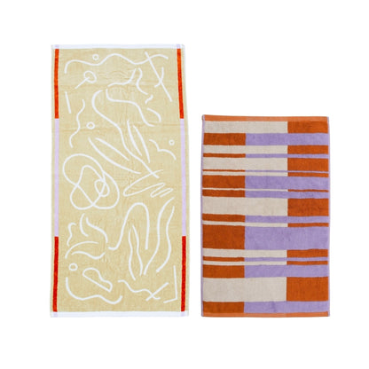 【GIFT SET】BATH TOWEL & BATH MAT SET