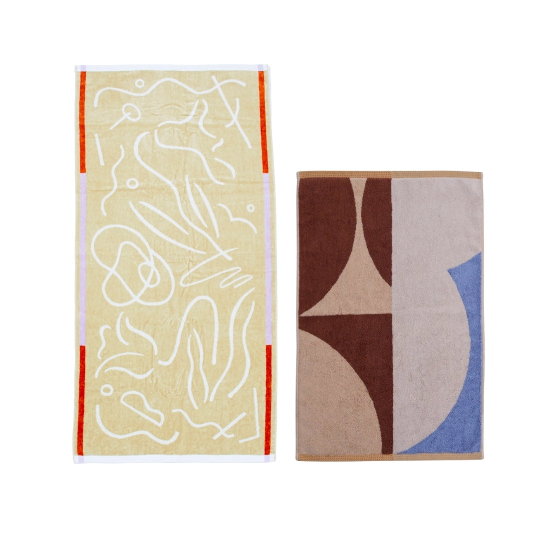 【GIFT SET】BATH TOWEL & BATH MAT SET