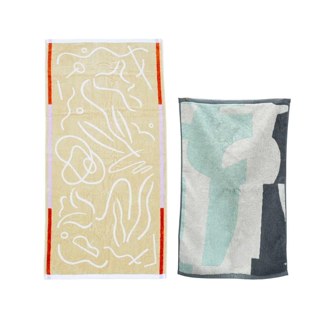 【GIFT SET】BATH TOWEL & BATH MAT SET