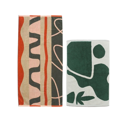 【GIFT SET】BATH TOWEL & BATH MAT SET