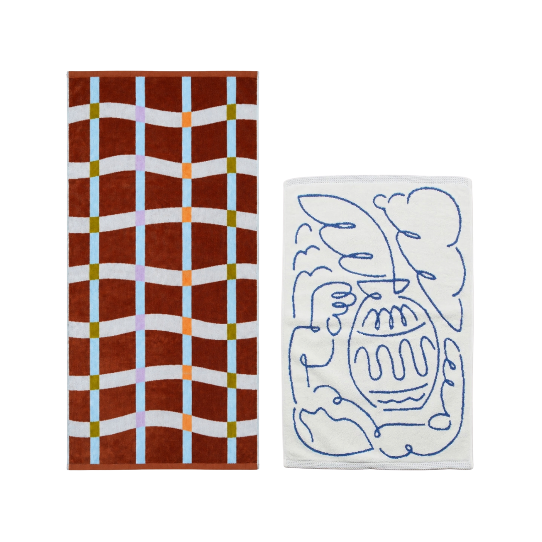 【GIFT SET】BATH TOWEL & BATH MAT SET