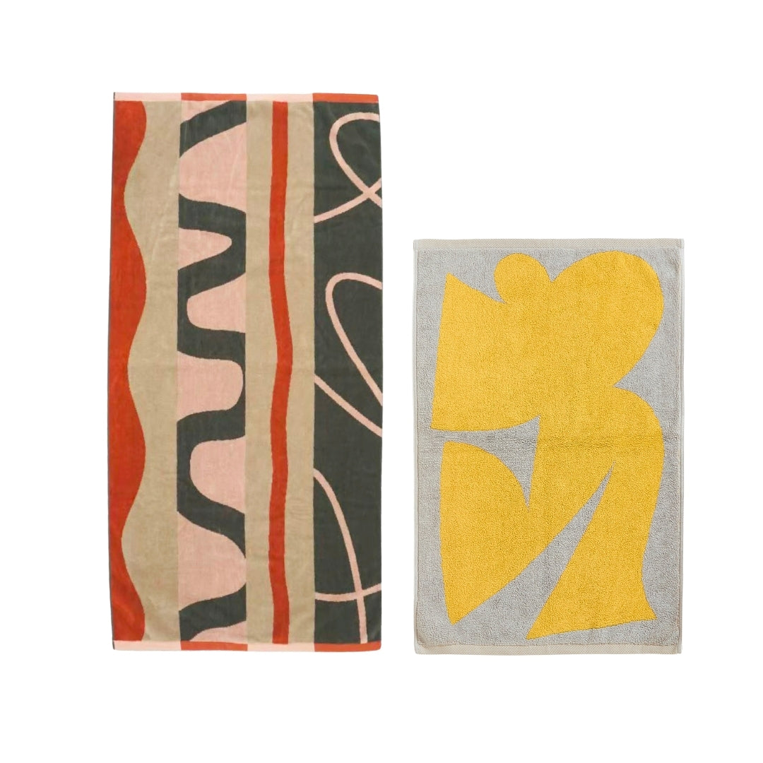 【GIFT SET】BATH TOWEL & BATH MAT SET