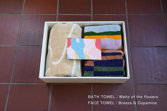 【GIFT SET】BATH TOWEL 1枚 / FACE TOWEL 2枚