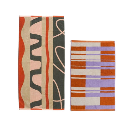 【GIFT SET】BATH TOWEL & BATH MAT SET