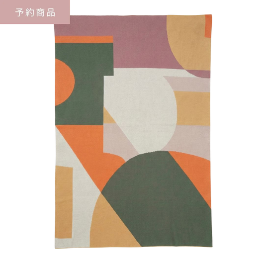 【予約商品】ニットブランケット / KNIT BLANKET：Evening（2月中旬入荷予定）