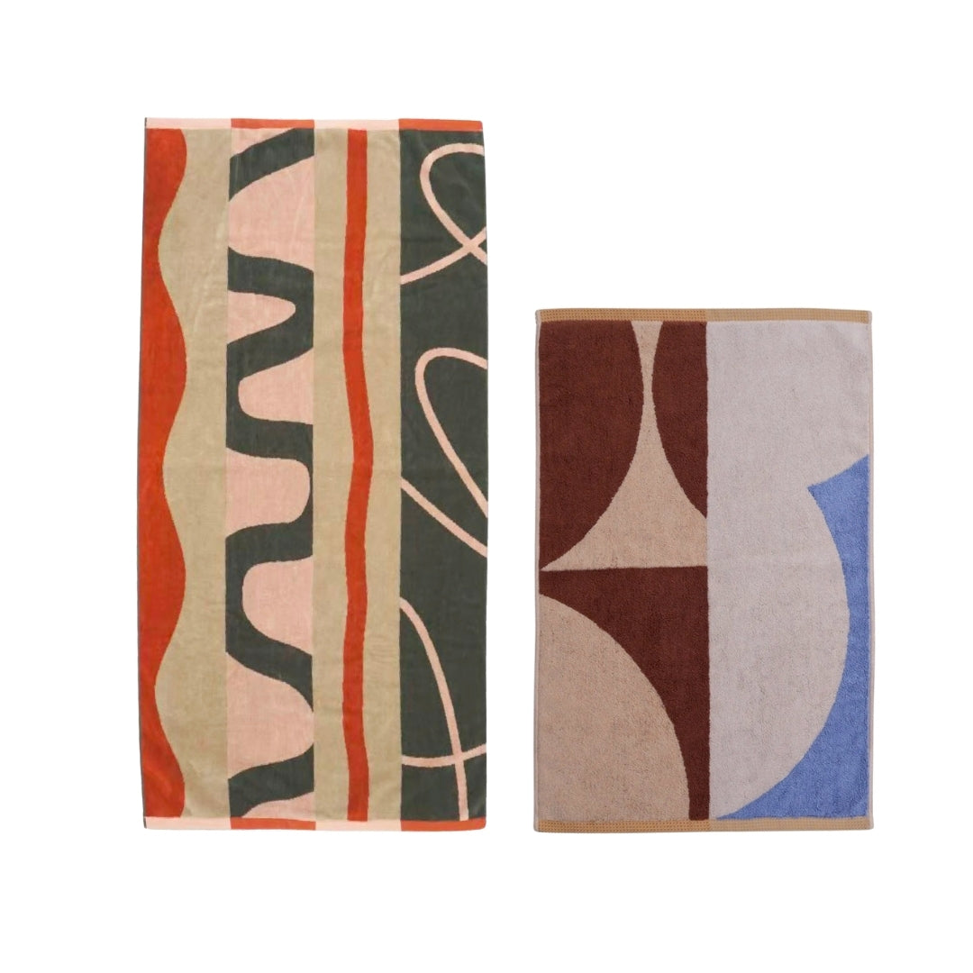 【GIFT SET】BATH TOWEL & BATH MAT SET