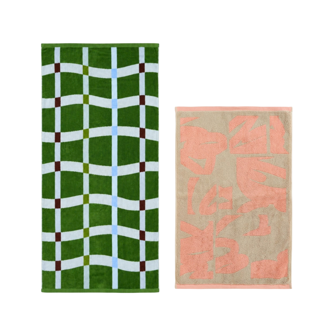 【GIFT SET】BATH TOWEL & BATH MAT SET