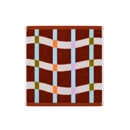 HAND TOWEL：Flow / terracotta