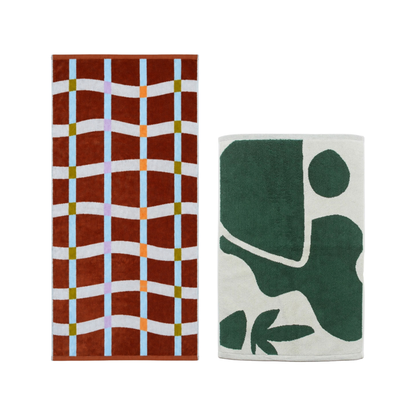 【GIFT SET】BATH TOWEL & BATH MAT SET