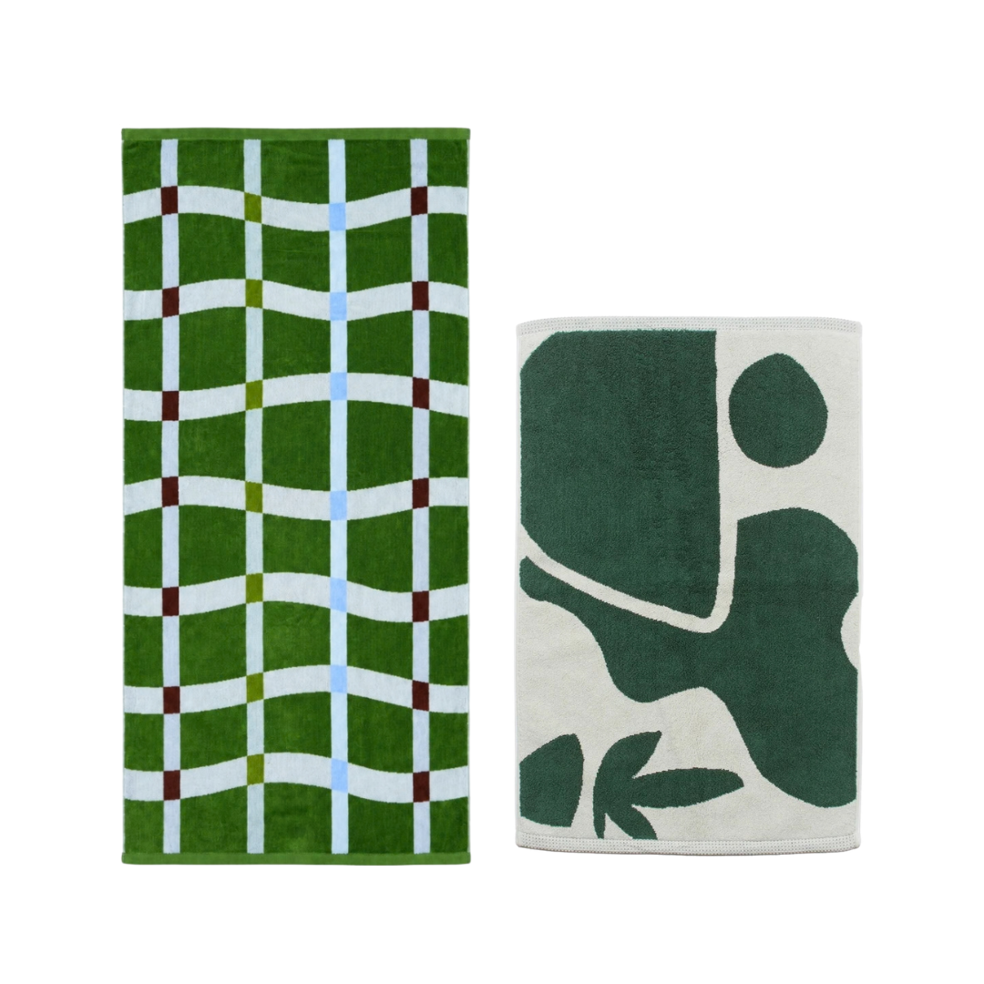 【GIFT SET】BATH TOWEL & BATH MAT SET