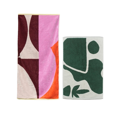 【GIFT SET】BATH TOWEL & BATH MAT SET