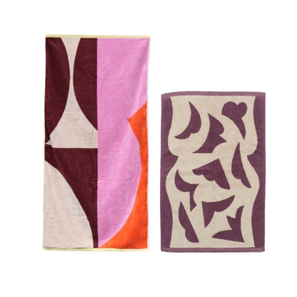 【GIFT SET】BATH TOWEL & BATH MAT SET