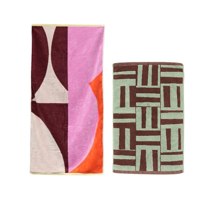 【GIFT SET】BATH TOWEL & BATH MAT SET